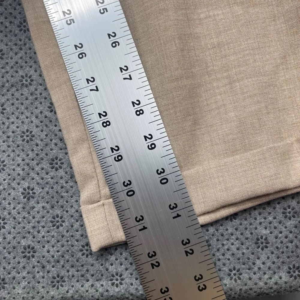 Hugo Boss H-Genius-224 Mens Beige Virgin Wool Blend Dress Pants Size 40x31
